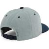 image:imageTrendy Apparel Shop 5 Panel Cotton and Suede Combo Snapback Baseball CapLight Denim Navy 1