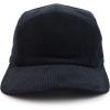 image:imageTrendy Apparel Shop Cotton Corduroy Unstructured 5 Panel Racer Baseball CapBlack