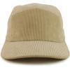 image:imageTrendy Apparel Shop Cotton Corduroy Unstructured 5 Panel Racer Baseball CapSand