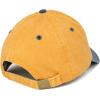image:imageTrendy Apparel Shop Low Profile Unstructured Pigment Dyed Two Tone Baseball CapMustard Navy