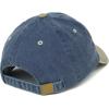 image:imageTrendy Apparel Shop Low Profile Unstructured Pigment Dyed Two Tone Baseball CapNavy Khaki
