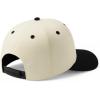 image:imageTrendy Apparel Shop Salty Embroidered A Frame 5 Panel Two Tone Vintage Baseball CapNatural Black