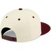 image:imageTrendy Apparel Shop Salty Embroidered A Frame 5 Panel Two Tone Vintage Baseball CapNatural Burgundy