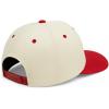 image:imageTrendy Apparel Shop Salty Embroidered A Frame 5 Panel Two Tone Vintage Baseball CapNatural Red