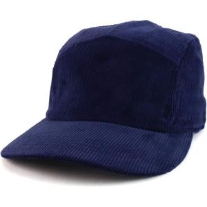 image:imageTrendy Apparel Shop Cotton Corduroy Unstructured 5 Panel Racer Baseball CapNavy