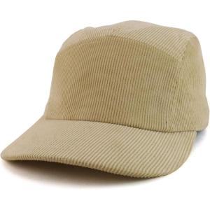 image:imageTrendy Apparel Shop Cotton Corduroy Unstructured 5 Panel Racer Baseball CapSand