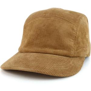image:imageTrendy Apparel Shop Cotton Corduroy Unstructured 5 Panel Racer Baseball CapTan