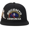 image:imageTrendy Apparel Shop 6 Panel Mexico Theme Beer Embroirdered Snapback CapBlack Black 2