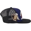 image:imageTrendy Apparel Shop 6 Panel Mexico Theme Beer Embroirdered Snapback CapNavy Black 2