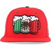 image:imageTrendy Apparel Shop 6 Panel Mexico Theme Beer Embroirdered Snapback CapRed