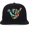 image:imageTrendy Apparel Shop Hibiscus Hawaiian Tropical Floral Aloha Embroidered Snapback CapBlack Black
