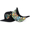 image:imageTrendy Apparel Shop Hibiscus Hawaiian Tropical Floral Aloha Embroidered Snapback CapBlack Black