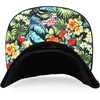 image:imageTrendy Apparel Shop Hibiscus Hawaiian Tropical Floral Aloha Embroidered Snapback CapBlack Black