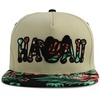 image:imageTrendy Apparel Shop Hibiscus Hawaiian Tropical Floral Aloha Embroidered Snapback CapStone Black 1