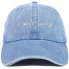 image:imageTrendy Apparel Shop Youth I Aint Sorry Adjustable Soft Crown Baseball CapLight Denim