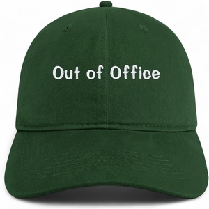 image:imageTrendy Apparel Shop Out of Office Embroidered Cotton Unstructured Low Profile Dad HatHunter