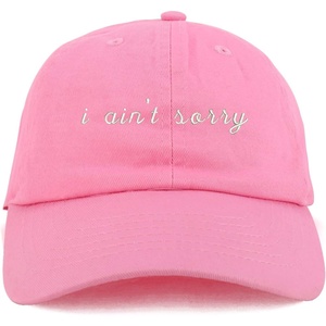 image:imageTrendy Apparel Shop Youth I Aint Sorry Adjustable Soft Crown Baseball CapPink