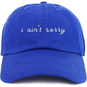 image:imageTrendy Apparel Shop Youth I Aint Sorry Adjustable Soft Crown Baseball CapRoyal