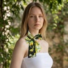 image:imageTrendy Apparel Shop Soft Silky Rectangle Skinny Scarf for Multi Styling 47x3Black 4 1pk