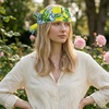 image:imageTrendy Apparel Shop Soft Silky Rectangle Skinny Scarf for Multi Styling 47x3Blue 3 1pk