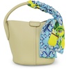image:imageTrendy Apparel Shop Soft Silky Rectangle Skinny Scarf for Multi Styling 47x3Blue Green 2pk