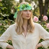 image:imageTrendy Apparel Shop Soft Silky Rectangle Skinny Scarf for Multi Styling 47x3Blue Green 2pk