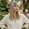 image:imageTrendy Apparel Shop Soft Silky Rectangle Skinny Scarf for Multi Styling 47x3Brown Green Pink Red 4pk