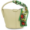 image:imageTrendy Apparel Shop Soft Silky Rectangle Skinny Scarf for Multi Styling 47x3Green 1 1pk