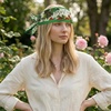 image:imageTrendy Apparel Shop Soft Silky Rectangle Skinny Scarf for Multi Styling 47x3Green 1 1pk