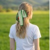image:imageTrendy Apparel Shop Soft Silky Rectangle Skinny Scarf for Multi Styling 47x3Green 1 1pk