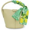 image:imageTrendy Apparel Shop Soft Silky Rectangle Skinny Scarf for Multi Styling 47x3Green 3 1pk