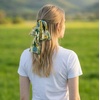 image:imageTrendy Apparel Shop Soft Silky Rectangle Skinny Scarf for Multi Styling 47x3Green Pink Yellow 3pk