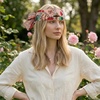 image:imageTrendy Apparel Shop Soft Silky Rectangle Skinny Scarf for Multi Styling 47x3Pink 2 1pk