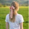 image:imageTrendy Apparel Shop Soft Silky Rectangle Skinny Scarf for Multi Styling 47x3Pink 2 1pk