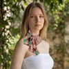 image:imageTrendy Apparel Shop Soft Silky Rectangle Skinny Scarf for Multi Styling 47x3Pink 2 1pk