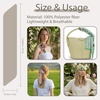 image:imageTrendy Apparel Shop Soft Silky Rectangle Skinny Scarf for Multi Styling 47x3Yellow 2 1pk