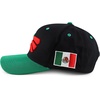image:imageTrendy Apparel Shop XXL Hecho En Mexico Eagle 3D Embroidered Structured Baseball CapBlack Kelly Green