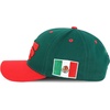 image:imageTrendy Apparel Shop XXL Hecho En Mexico Eagle 3D Embroidered Structured Baseball CapDark Green Red