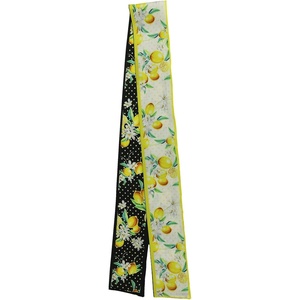 image:imageTrendy Apparel Shop Soft Silky Rectangle Skinny Scarf for Multi Styling 47x3Black 4 1pk