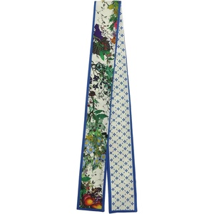 image:imageTrendy Apparel Shop Soft Silky Rectangle Skinny Scarf for Multi Styling 47x3Blue 1 1pk