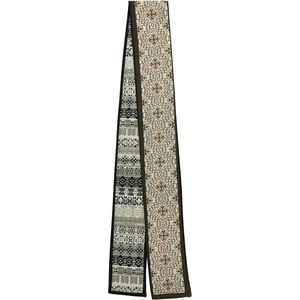 image:imageTrendy Apparel Shop Soft Silky Rectangle Skinny Scarf for Multi Styling 47x3Brown 1pk