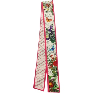 image:imageTrendy Apparel Shop Soft Silky Rectangle Skinny Scarf for Multi Styling 47x3Pink 1 Pk