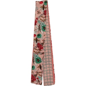 image:imageTrendy Apparel Shop Soft Silky Rectangle Skinny Scarf for Multi Styling 47x3Pink 2 1pk