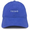 image:imageTrendy Apparel Shop Texas Text Embroidered Soft Cotton Dad HatRoyal