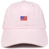 image:imageTrendy Apparel Shop US American Flag Small Embroidered Dad Hat Patriotic CapLight Pink
