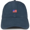 image:imageTrendy Apparel Shop US American Flag Small Embroidered Dad Hat Patriotic CapNavy