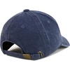 image:imageTrendy Apparel Shop Bora Bora with Palm Tree Embroidered Pigment Dyed Cotton Baseball CapNavy