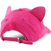 image:imageTrendy Apparel Shop Washed Cotton Cat Ear Baseball Cap with Sunglasses HolderRose Red 1