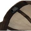 image:imageStraw Design Metallic Rodeo Cowboy Horse Metal Logo Trucker Mesh Baseball CapDark Brown Brown