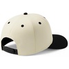 image:imageTrendy Apparel Shop San Jose Upside Down Embroidered 5 Panel Two Tone Vintage Ball CapNatural Black